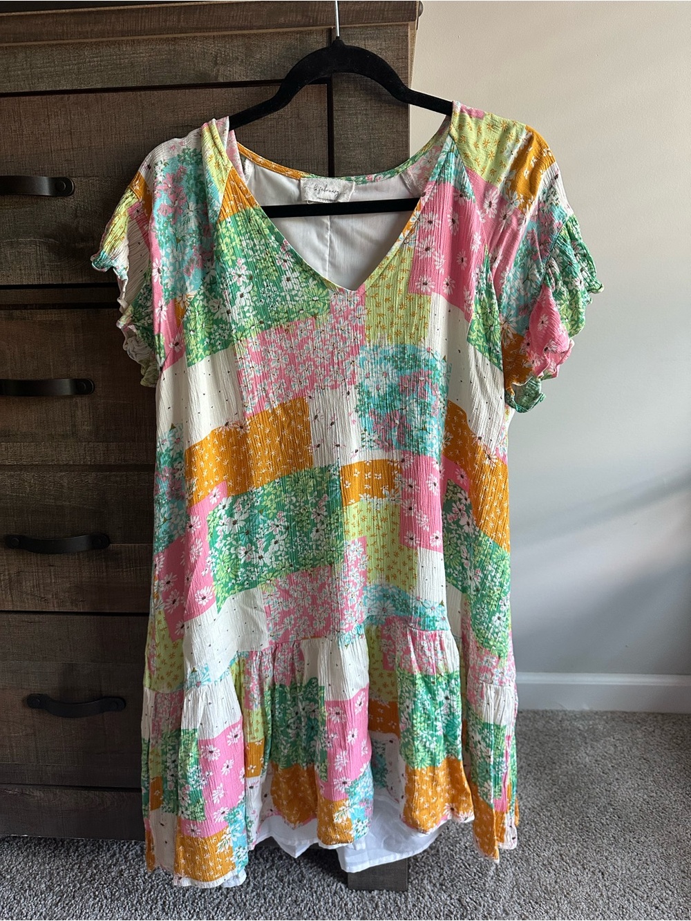 Floral Patchwork dress
